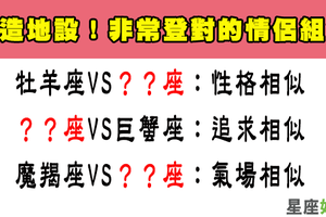 一看就很登對！這三組星座情侶男的帥女的美，是天造地設！