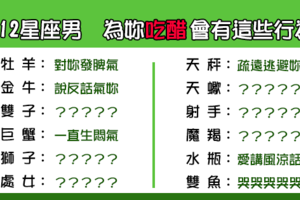 「妳是我的，誰都不准碰妳」！12星座男 愛妳才會為妳「吃醋」的表現！