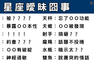 十二星座想搞曖昧，小心發生這種蠢事！曖昧真的讓人受盡委屈了！