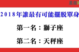 不要再叫我單身狗，2018年十二星座擺脫單身的指數高不高！