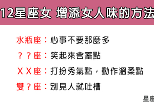 「男人就愛這一味！」12星座女如何增添屬於自己的「女人味」！