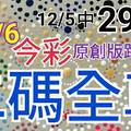 12/6 金彩539  原創版路分享 12/5 中 29 精選二星 有錢大家賺 參考看看 不強求! !