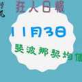 今彩539斐波那均值演算法 狂人日報2017年11月3日預測分析