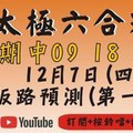 孤碰版[上期中09 18 20]太極六合彩(12月7號)六合彩預測版路(第一版)