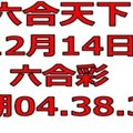 六合天下-12月14日六合彩號碼預測-上期04.30.38