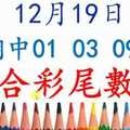 六合彩尾數王 12月19日 上期中01 03 09 28 版路預測版本3 準9進10 不斷版