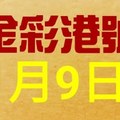 %金彩港號% 六合彩 1月9日連開號碼版路