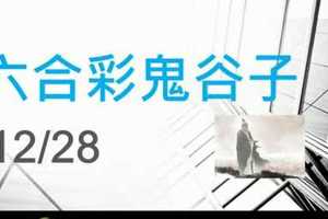 六合彩鬼谷子 12月28日 3支 特別號 特码 版本2