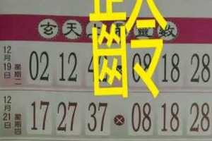 2017/12/21香港六合彩參考用全分享10(台北鐵報,石頭公,玄天上帝靈數)