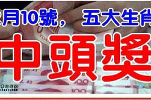 2月10號， 中頭獎率99.9%的五大生肖