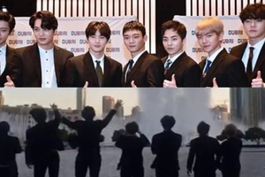 【韓流】韓國第一人！ EXO親到杜拜見證音樂噴泉揭幕