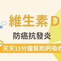 維生素D：防癌抗發炎，天天15分鐘幫助鈣吸收