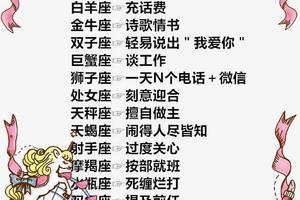 12星座最討厭的追求方式，你被這樣追求過嗎？