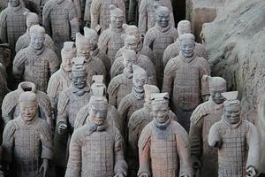 秦始皇兵馬俑問世，一概單眼皮兵俑是時代流行？