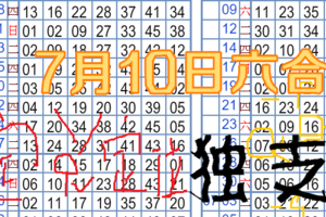 7月10日六合彩定位階梯