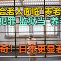 社会老人面临"养老难"，故意犯罪，监狱当"养老院"，太奇！日本更显著！