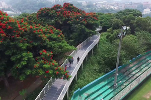 斥資8600萬打造，「彰化天空步道」2年後竟淪為蚊子橋？！