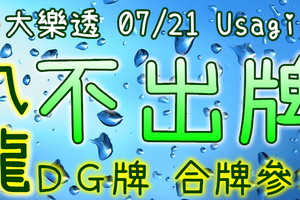 大樂透 2020/07/21 Usagi 九龍 精選低機號碼 供您參考