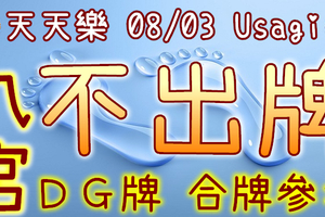 加州天天樂 2020/08/03 Usagi 九宮 精選低機號碼 供您參考