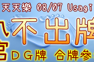 加州天天樂 2020/08/07 Usagi 九宮 精選低機號碼 供您參考