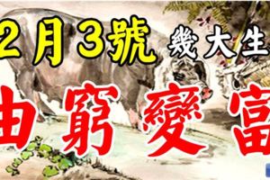 12月3號開始，這些生肖由窮變富，財產一漲再漲！