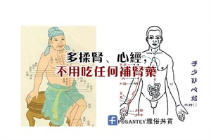 多揉腎、心經，不用吃任何補腎藥