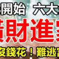 不用算命了，今天開始這六大生肖，橫財進家門不再沒錢花