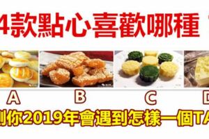 4款點心喜歡哪種？測你2019年會遇到怎樣一個TA