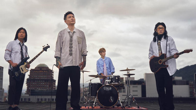 蕭秉治(左二)推出新歌〈勝利人生〉MV,邀來師兄瑪莎(左起)以及好友鼓鼓、聖皓組限定團。(圖/相信音樂提供) 蕭秉治(左二)推出新歌〈勝利人生〉MV,邀來師兄瑪莎(左起)以及好友鼓鼓、聖皓組限定團。(圖/相信音樂提供)