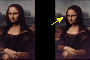 這幅畫被看了500年，沒想到其實她微笑的背後還隱藏著神秘的第二張臉，你看出來了嗎?