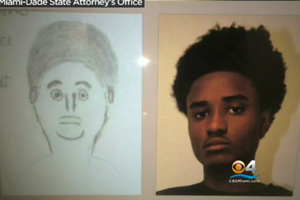 美國警方靠左邊這張「目擊證人畫出的超鳥兇手肖像」竟然順利抓到犯人，犯人的長相害我笑噴了…
