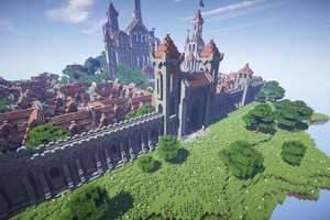 《當個創世神》玩家花4年親手創造宮崎駿的「天空之城]！