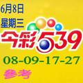 6/8今彩539連碰參考看