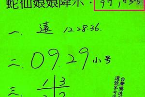 8/30竫濟宮~六合彩參考看