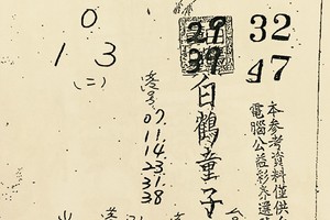 9/13白鶴童子~六合彩參考看看