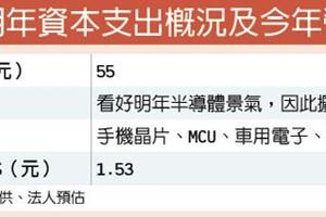 12/30 京元電 明年資本支出激增3成