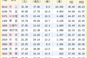 3/17台灣市場:  13檔雙低股 法人力挺