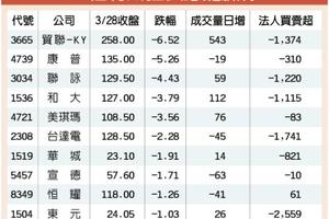 3/29 特斯拉慘跌 概念股臉綠