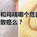 味精和雞精哪個危害大？真的致癌麼？