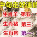 七月中旬即將「走好運」的6生肖，第一名是你嗎?