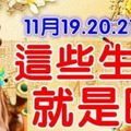 11月19.20.21號，這些生肖就是旺！