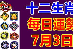 十二生肖每日運勢7月3日