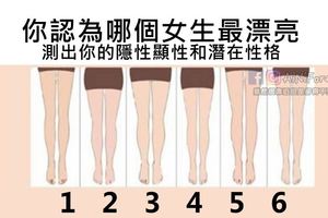 【心理測驗】你認為哪個女生最漂亮？測出你的隱性顯性和潛在性格