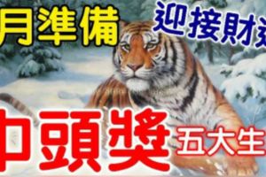 算命師說：7月準備中頭獎的五大生肖【財是橫財，獎是頭獎！不發都不行，快迎接財運】