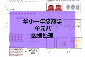 SJKC華小一年級數學–單元8–數據處理