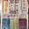 10/12  中國新聞報-六合彩參考