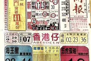 【90%】8/9  中國新聞報-六合彩參考