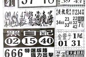 【90%】8/13  中國新聞報-六合彩參考