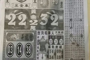9/30  中國新聞報-大樂透參考