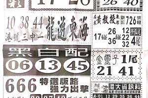 12/18  中國新聞報-六合彩參考